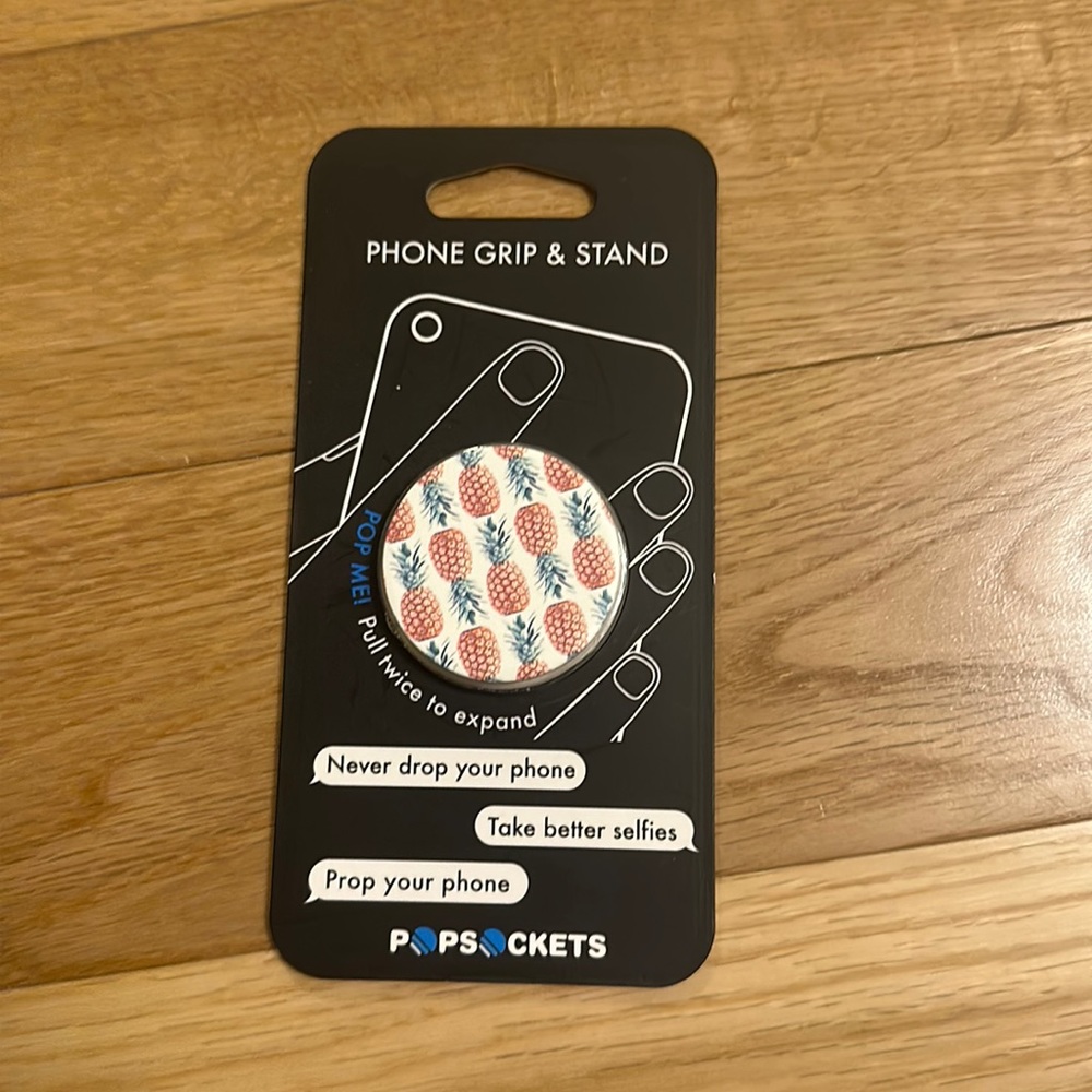 Pineapple popsocket phone grip / stand